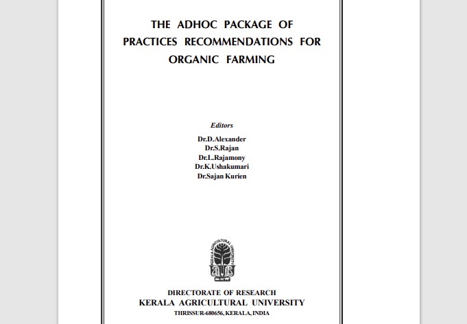 Adhoc PoP for Organic Farming